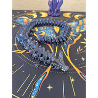Voidscale Crystal Dragon – Articulated 3D Printed Galaxy Fantasy Fidget Toy