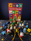 Advent Calendar Surprise Box | 24 Chibi 3D Printed Creatures & Holiday Minis | Christmas Countdown Gift for Kids and Collectors