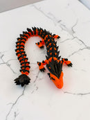 Crystal Spine Dragon – Articulated 3D Printed Fidget Dragon | 7 Colors