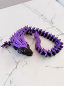 Crystal Spine Dragon – Articulated 3D Printed Fidget Dragon | 7 Colors