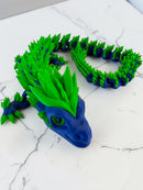 Crystal Spine Dragon – Articulated 3D Printed Fidget Dragon | 7 Colors