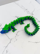 Crystal Spine Dragon – Articulated 3D Printed Fidget Dragon | 7 Colors
