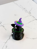 Peekaboo Crow Cauldron – 3D Printed Halloween Fidget Clicker Keychain