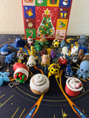Advent Calendar Surprise Box | 24 Chibi 3D Printed Creatures & Holiday Minis | Christmas Countdown Gift for Kids and Collectors