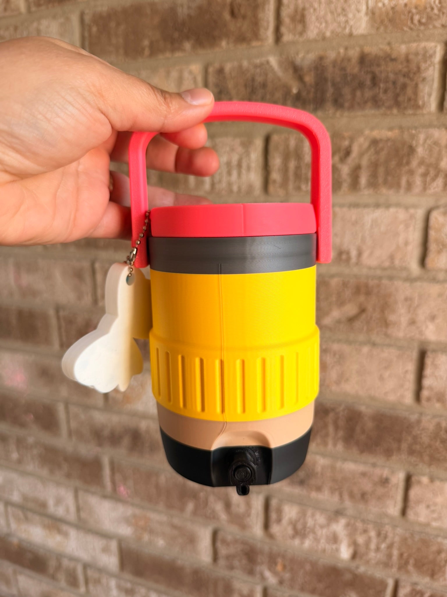 3D Printed 12 oz Can Koozie with Handle | Teacher Gift Drink Holder | Lightweight Beverage Cooler