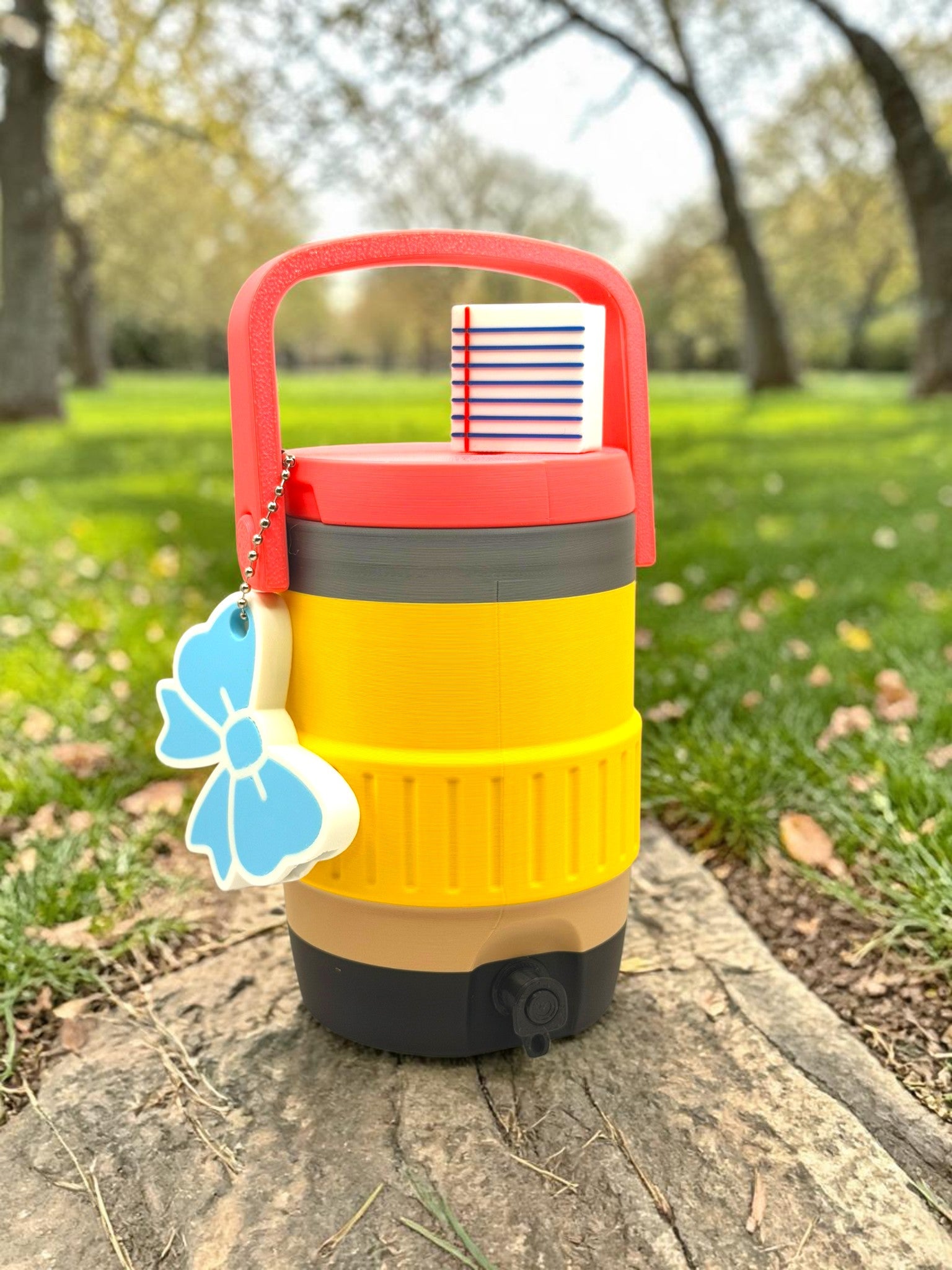 3D Printed 12 oz Can Koozie with Handle | Teacher Gift Drink Holder | Lightweight Beverage Cooler