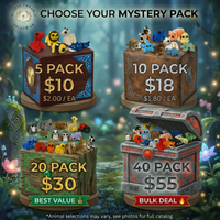 Mini Buddies Mystery Bundles – 3D Printed Animal Fidgets & Collectibles